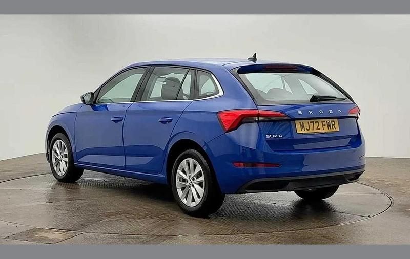 Used Skoda Scala SE Technology 108 HP (79 kW) 2023 Blue Hatchback