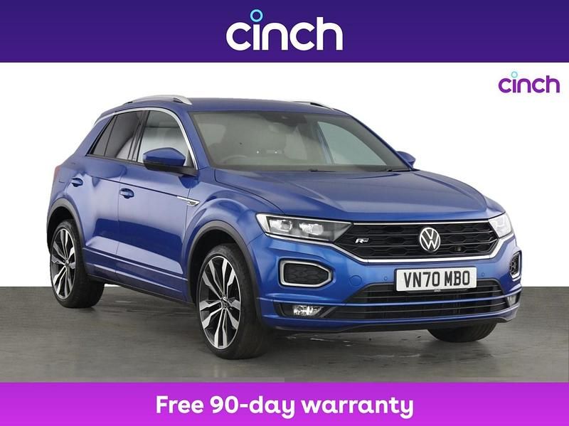 Blue Used 2020 VW T-Roc R-line SUV | £18,759 (Fair price) - Image 1/3