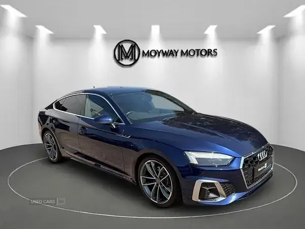 Used Audi A5 S-Line 2020 Blue Coupe