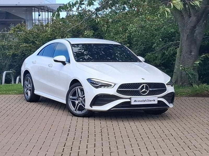 White Used 2024 Mercedes CLA250e Executive Sedan | £29,998 (A bit pricey) - Image 1/4