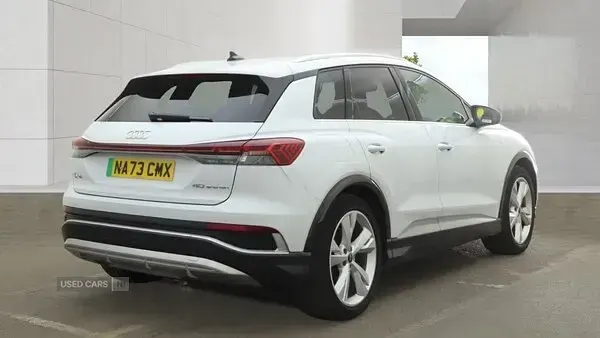 Used Audi Q4 e-tron S-Line 150 kW (204 HP) 2023 White SUV