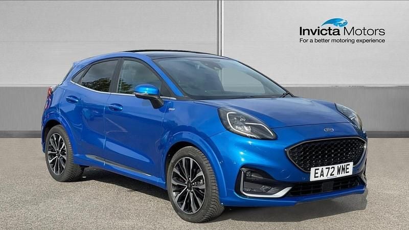 Blue Used 2022 Ford Puma ST-Line SUV | £19,500 (Fair price) - Image 1/4