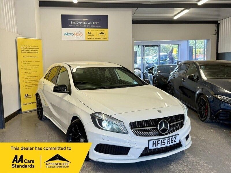White Used 2015 Mercedes A180 AMG Hatchback | £8,995 (A bit pricey) - Image 1/4
