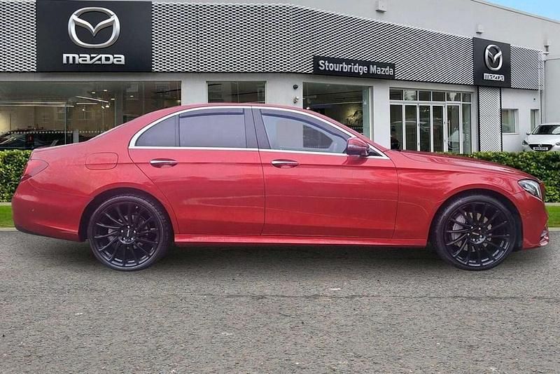 Used Mercedes E220 AMG line 2017 Red Sedan