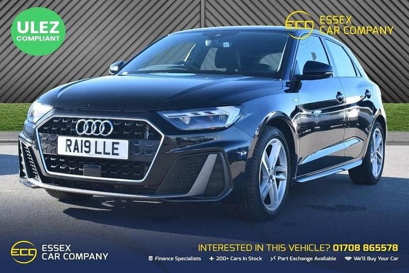 Black Used 2019 Audi A1 Sportback S-Line Hatchback | £16,380 (Fair price) - Image 1/4