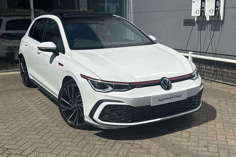White Used 2022 VW Golf VIII GTI Hatchback | £26,989 (Fair price) - Image 1/4