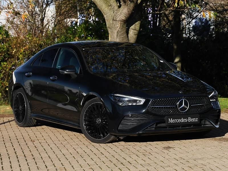 Black Used 2024 Mercedes CLA220 AMG Line Premium Plus Sedan | £31,998 (Fair price) - Image 1/4