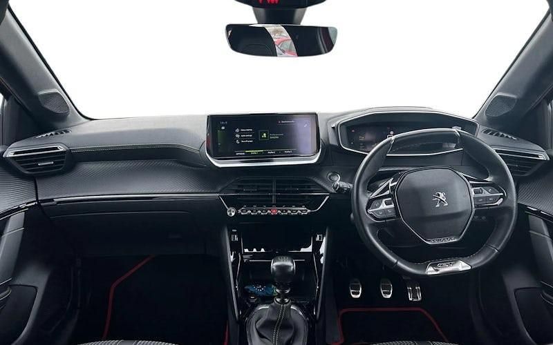 Used Peugeot 208 GT-line 102 HP (75 kW) 2020 Red Hatchback