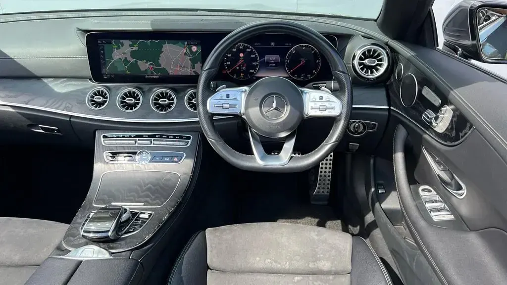 Used Mercedes E220 AMG line 2018 Grey Cabriolet
