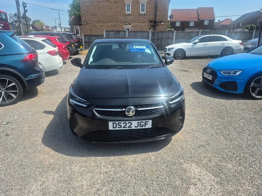 Used Vauxhall Corsa Edition 75 HP (55 kW) 2022 Black Hatchback
