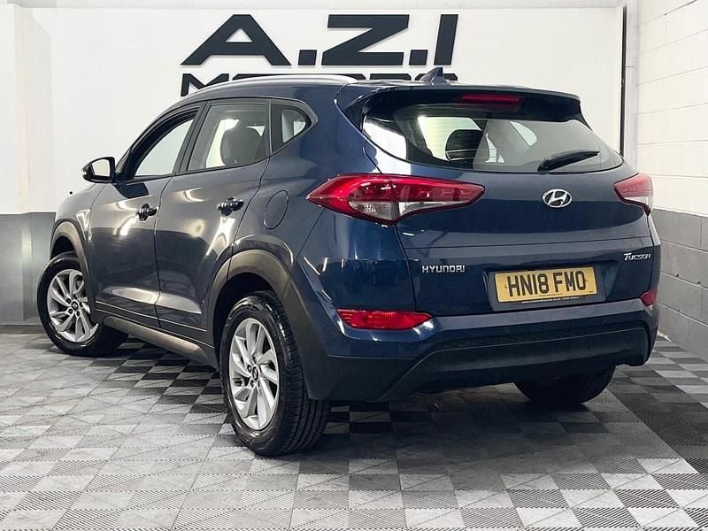 Used Hyundai Tucson SE 2018 Blue SUV