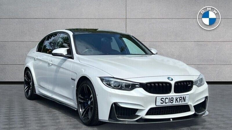White Used 2018 BMW M3 Shadowline | £33,491 - Image 1/4