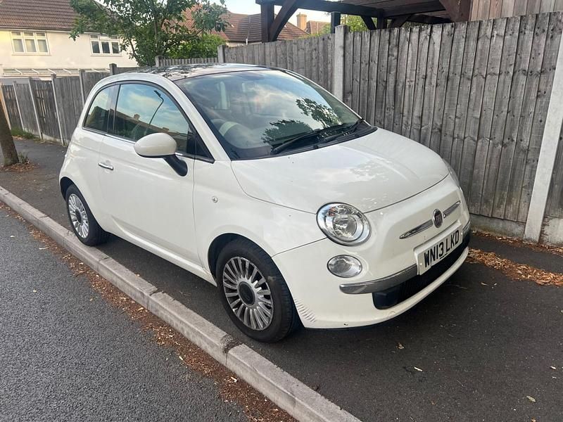 White Used 2013 Fiat 500 Lounge Hatchback | £1,695 (Super price) - Image 1/4