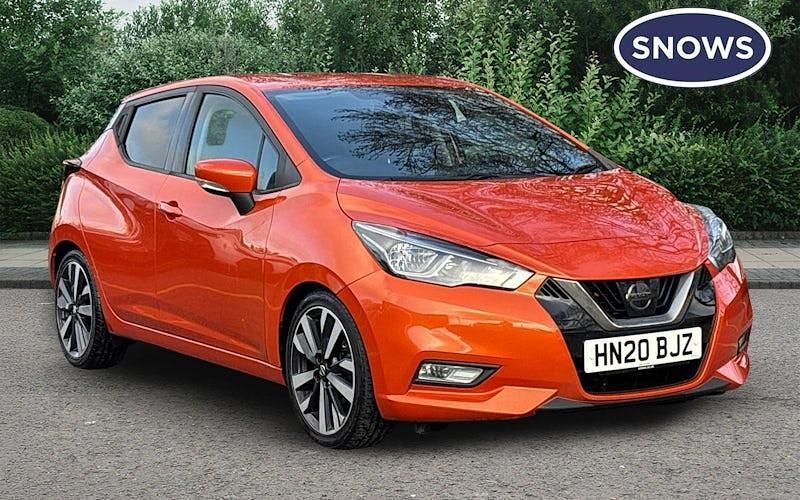 Used Nissan Micra Acenta 117 HP (86 kW) 2020 Orange Hatchback
