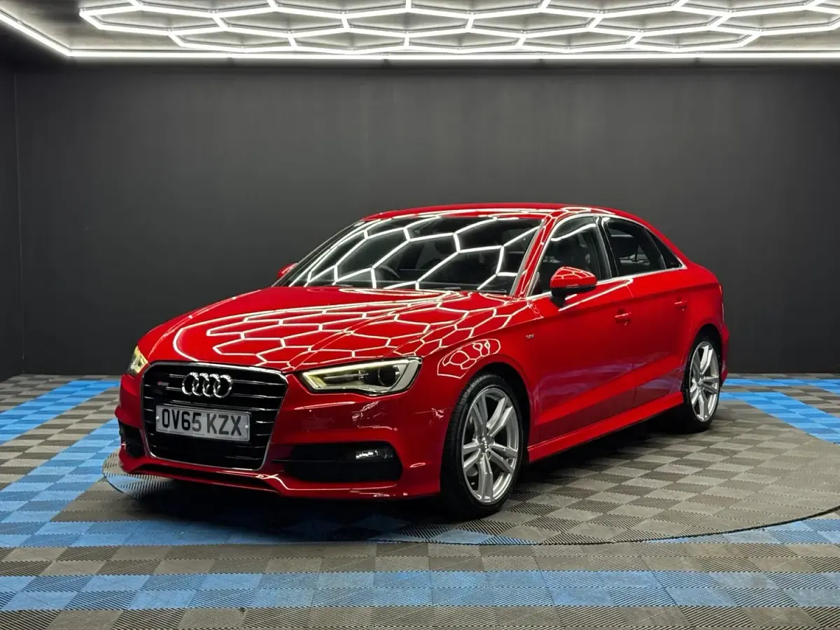 Used Audi A3 S-Line 2015 Red Sedan