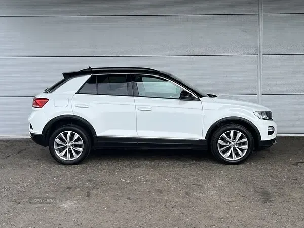Used VW T-Roc Design 115 HP (84 kW) 2019 White SUV