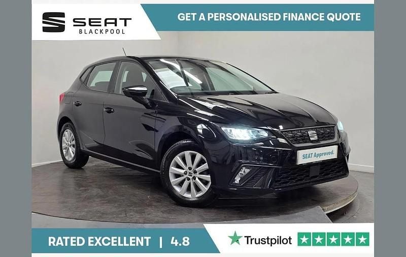 Black Used 2022 Seat Ibiza SE Hatchback | £11,295 (Good price) - Image 1/4