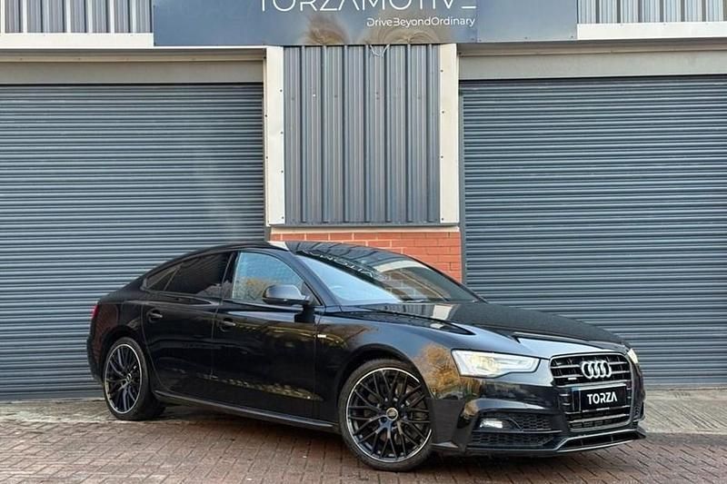 Used Audi A5 Sportback Advanced 245 HP (180 kW) 2016 Black Hatchback