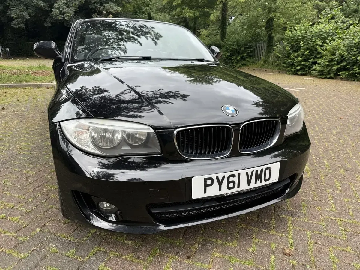 Used BMW 118 Cabriolet Sport Line 2011 Black Cabriolet