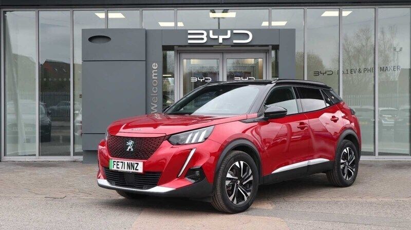 Red Used 2021 Peugeot e-2008 GTi SUV | £14,698 (Fair price) - Image 1/4