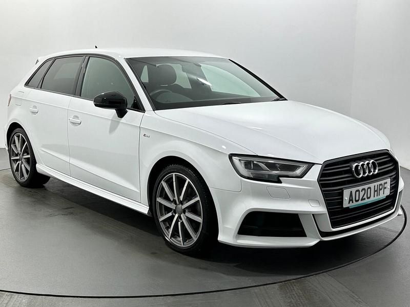 White Used 2019 Audi A3 Sportback Black Edition Hatchback | £17,762 (Fair price) - Image 1/3