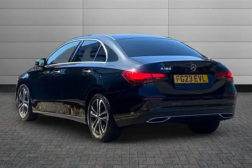 Used Mercedes A180 Executive 136 HP (100 kW) 2023 Cosmos black Sedan