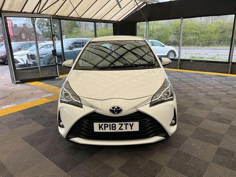 Used Toyota Yaris 2018 White Hatchback