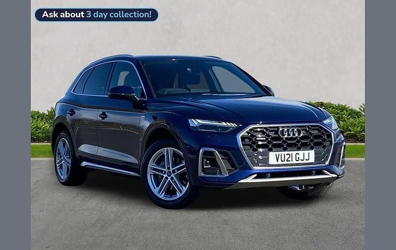 Used Audi Q5 S-Line 204 HP (150 kW) 2021 Blue SUV