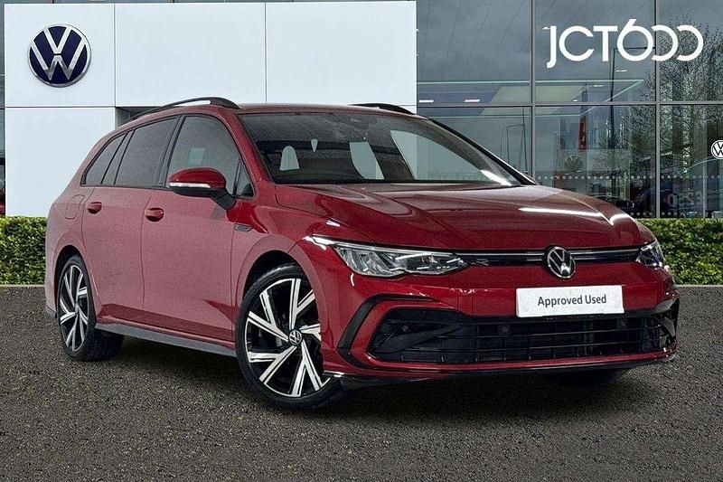 Red Used 2022 VW Golf VIII R-line Estate | £23,777 (Expensive) - Image 1/4