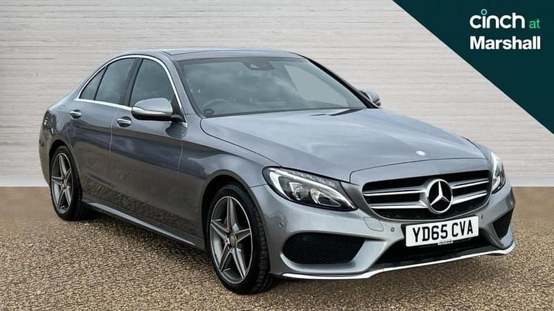 Silver Used 2015 Mercedes C220 AMG Line Premium Plus Sedan | £14,401 (A bit pricey) - Image 1/4