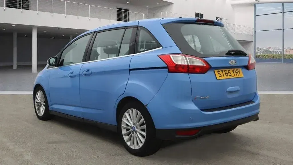 Used Ford Grand C-Max Titanium 118 HP (86 kW) 2016 Blue MPV