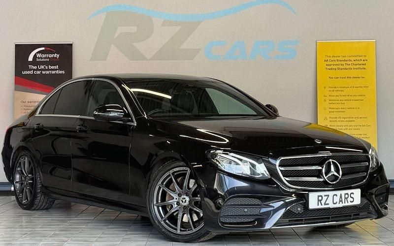 Used Mercedes E220 AMG line 194 HP (142 kW) 2020 Black Sedan