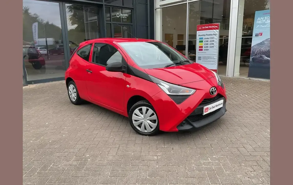 Used Toyota Aygo 71 HP (52 kW) 2019 Red Hatchback