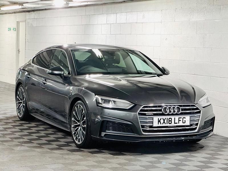 Used Audi A5 S-Line 2018 Grey Hatchback