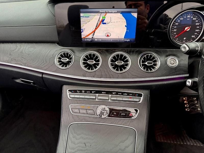 Used Mercedes E220 AMG line 194 HP (142 kW) 2017 Black Cabriolet