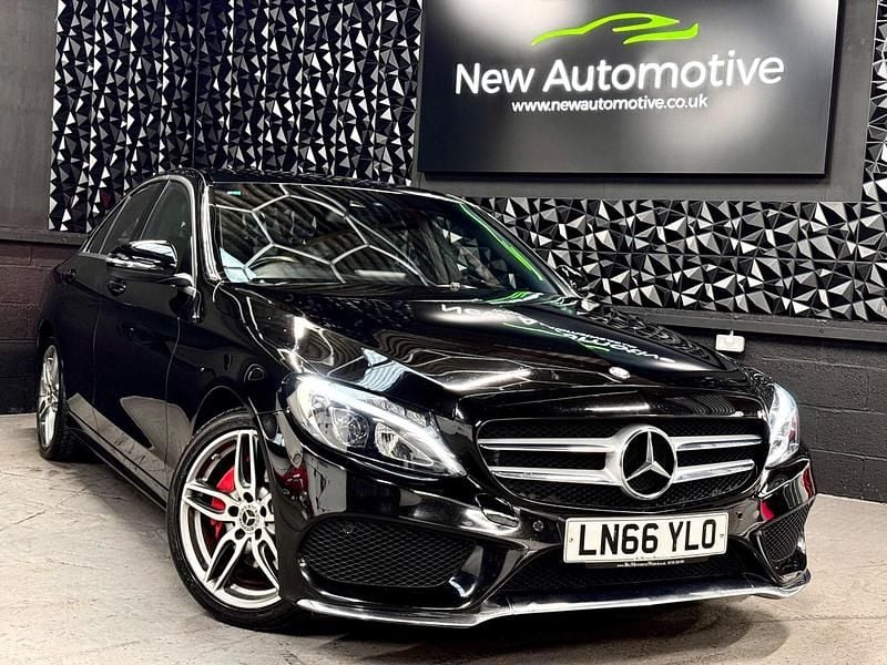 Used Mercedes C220 AMG line 2016 Black Sedan