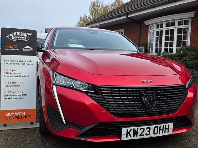 Used Peugeot 308 Allure Premium 130 HP (95 kW) 2023 Red Hatchback