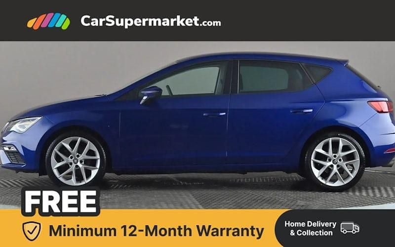 Used Seat Leon FR 125 HP (91 kW) 2017 Blue Hatchback