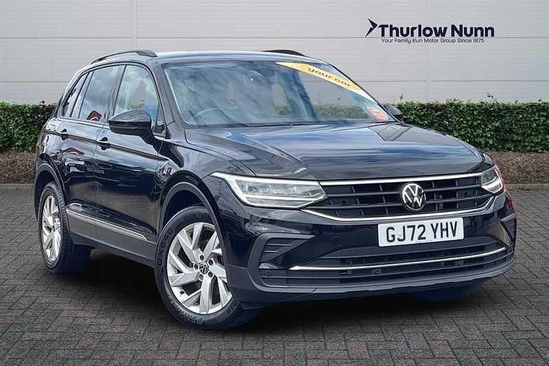 Black Used 2022 VW Tiguan S SUV | £18,699 (Good price) - Image 1/4