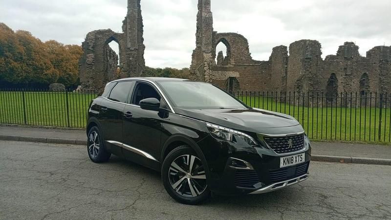 Black Used 2018 Peugeot 3008 GT-line Hatchback | £8,499 (Fair price) - Image 1/4