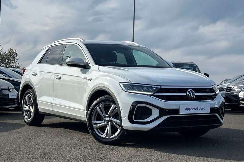 White Used 2023 VW T-Roc R-line SUV | £25,795 (Fair price) - Image 1/4