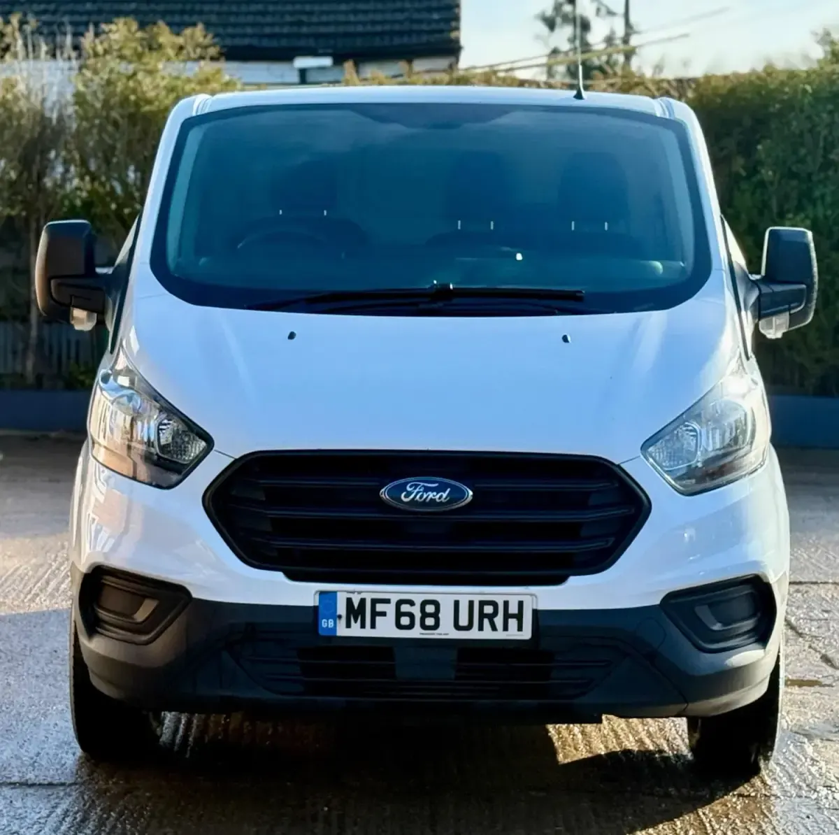 Usado Ford Transit Custom Trend 130 CV (95 kW) 2018 Blanco Van