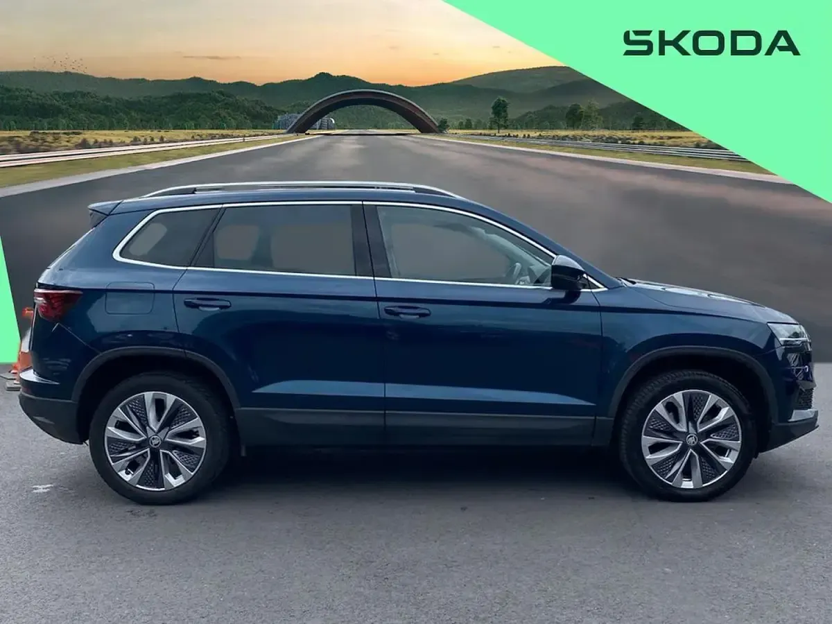 Used Skoda Karoq SE L 110 HP (80 kW) 2023 Blue SUV