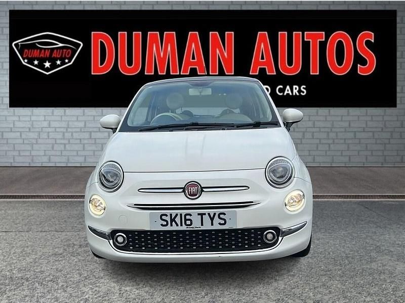 Used Fiat 500 Lounge 69 HP (50 kW) 2016 White Hatchback