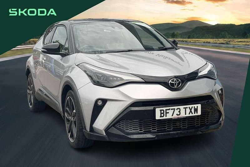 Silver Used 2023 Toyota C-HR Sport SUV | £22,849 (Expensive) - Image 1/4