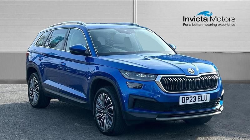 Used Skoda Kodiaq SE L Executive 150 HP (110 kW) 2023 Blue SUV