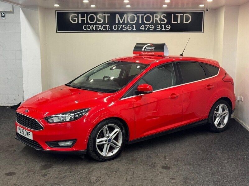 Red Used 2015 Ford Focus Zetec Hatchback | £3,995 (Good price) - Image 1/4