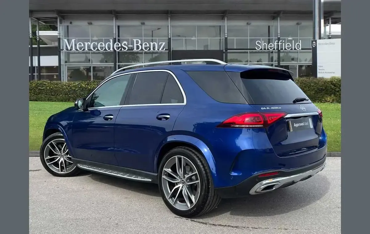 Used Mercedes GLE400 AMG line 325 HP (239 kW) 2020 Blue SUV