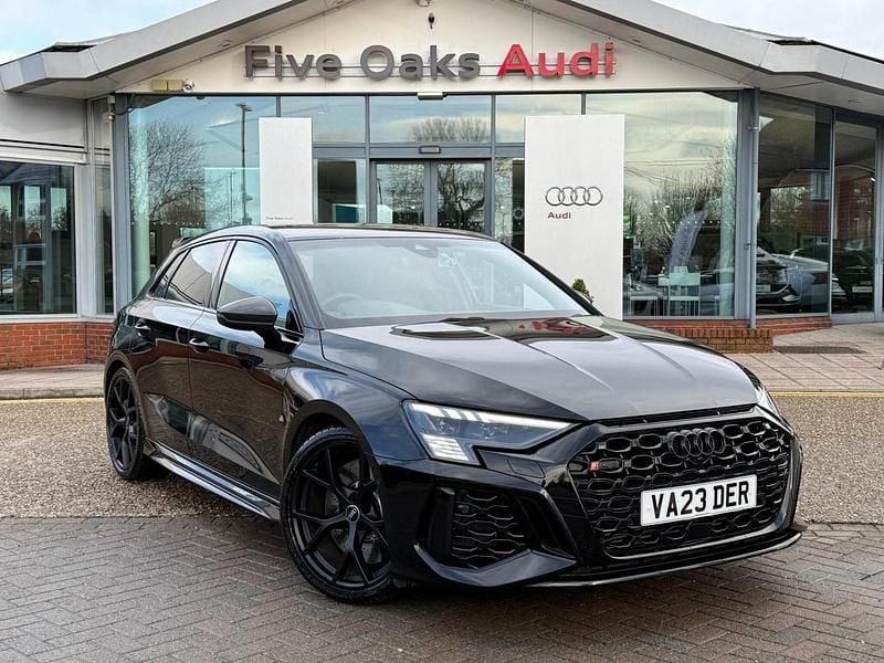 Black Used 2023 Audi RS3 Black Edition Sedan | £49,890 (Fair price) - Image 1/4