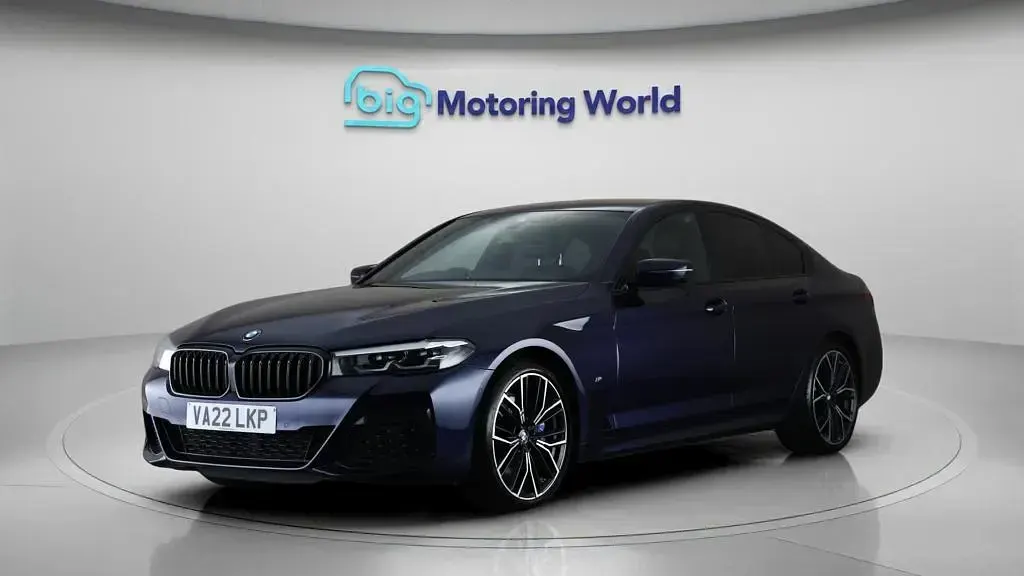 Used BMW 520 M Sport 190 HP (139 kW) 2022 Blue Sedan